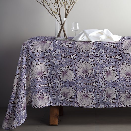 Pimpernel Lavender William Morris Floral Pattern Tischdecke