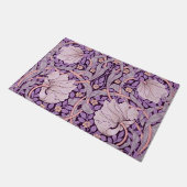 Pimpernel Lila, William Morris Fußmatte (Schrägansicht)