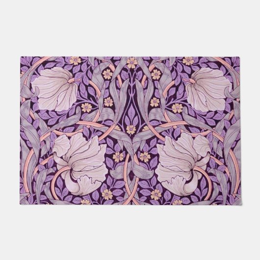 Pimpernel Lila, William Morris Fußmatte (Vorderseite)