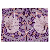 Pimpernel Lila, William Morris große Geschenktasch Geschenktüte (Vorderseite)