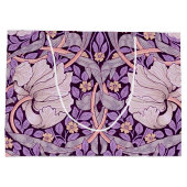 Pimpernel Lila, William Morris große Geschenktasch Geschenktüte (Rückseite)