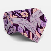 Pimpernel Lila, William Morris Krawatte (Gerollt)