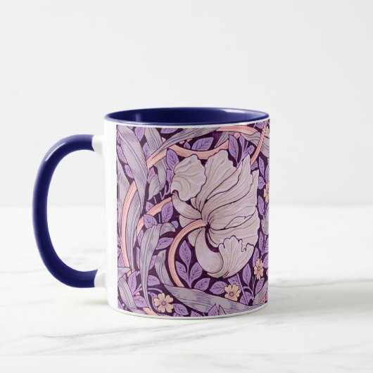 Pimpernel Lila, William Morris Tasse (Links)