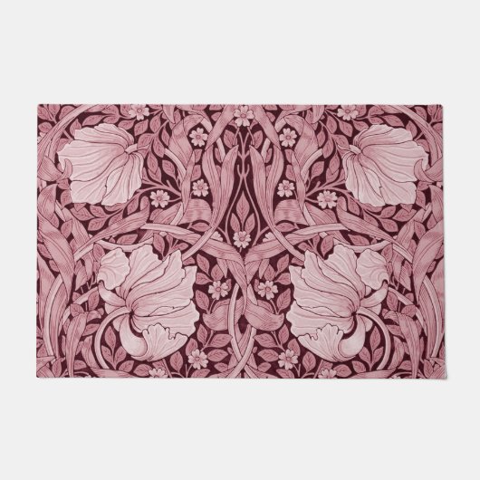 Pimpernel Maroon, William Morris Fußmatte (Vorderseite)