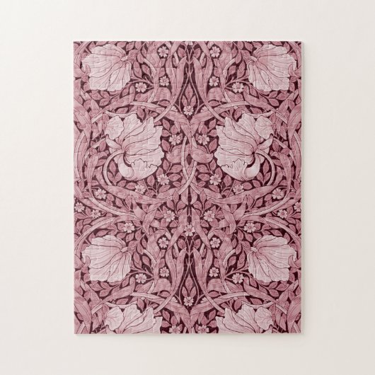Pimpernel Maroon, William Morris Puzzle (Vertikal)