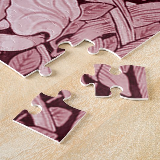 Pimpernel Maroon, William Morris Puzzle (Seite)