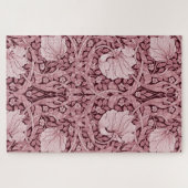 Pimpernel Maroon, William Morris Puzzle (Horizontal)