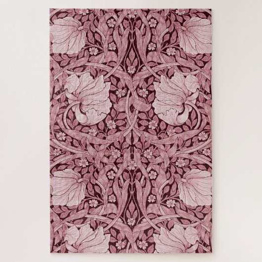Pimpernel Maroon, William Morris Puzzle (Vertikal)
