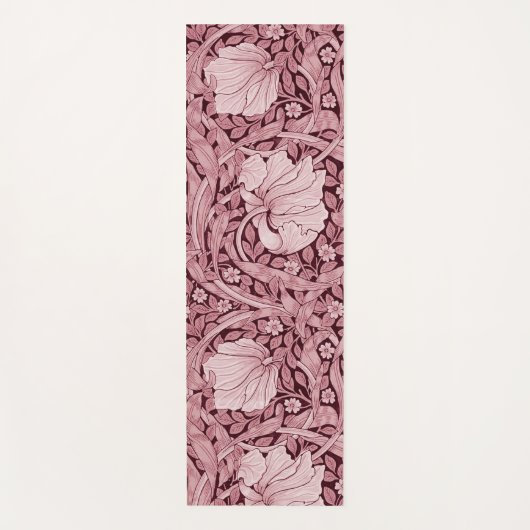 Pimpernel Maroon, William Morris Yogamatte (Vorderseite)