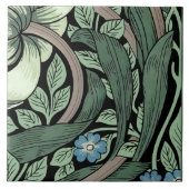 Pimpernel Nahtlos 12 von 12 Seiten Grün Blau Fliese (Vorderseite)