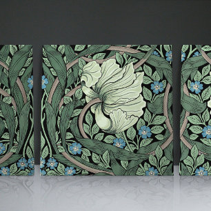 Pimpernel nahtlos 1/2 William Morris Arts Crafts Fliese