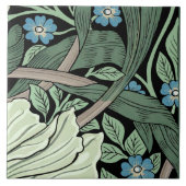 Pimpernel Nahtlos 6 von 12 Seiten Grün Blau Fliese (Vorderseite)