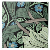 Pimpernel Nahtlos 7 von 12 Seiten Grün Blau Fliese (Vorderseite)