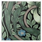 Pimpernel Nahtlos 9 von 12 Seiten Grün Blau Fliese (Vorderseite)