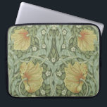 Pimpernel Pattern (von William Morris) Laptopschutzhülle<br><div class="desc">Dieses Design zeichnet sich durch einen Ausdruck eines Tapetendesigns aus, das von dem britischen Künstler William Morris (1834-1896) entworfen wurde, der mit der Kunsthandwerksbewegung in Verbindung steht. Es ist ein Blumenmuster mit gewundenen grünen Blätter, die sich um Chrysanthemum, Jasmin und Pimpernell-Blume verflechten. Auch zwischen den Blume gibt es Weidenzweige. Das...</div>