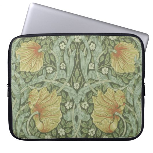 Pimpernel Pattern (von William Morris) Laptopschutzhülle (Vorderseite)