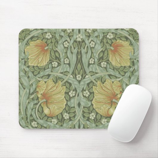 Pimpernel Pattern (von William Morris) Mousepad (Mit Mouse)