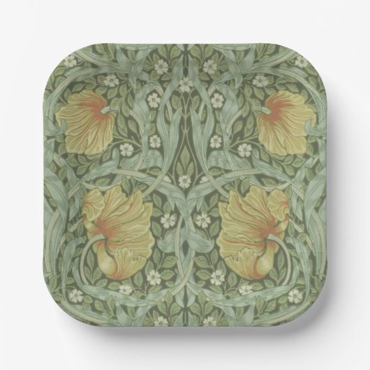 Pimpernel Pattern (von William Morris) Pappteller (Vorderseite)