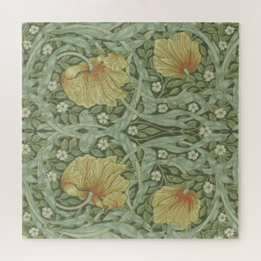 Pimpernel Pattern (von William Morris) Puzzle (Horizontal)