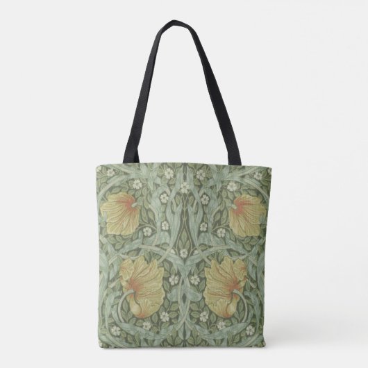 Pimpernel Pattern (von William Morris) Tasche (Rückseite)