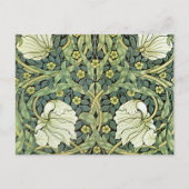 Pimpernel Poppies Floral Pattern William Morris Postkarte (Vorderseite)
