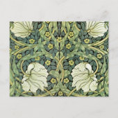 Pimpernel Poppies Floral Pattern William Morris Postkarte (Vorderseite)