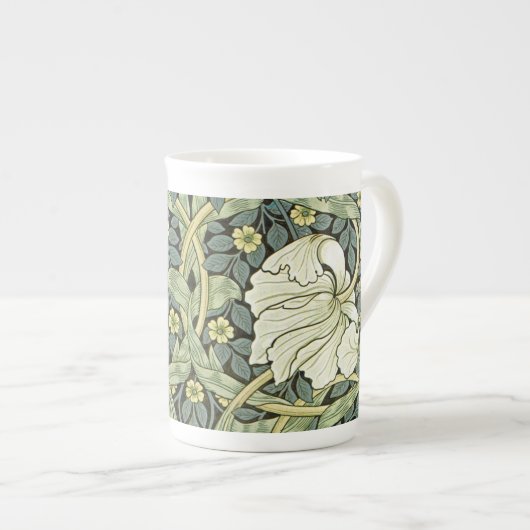 Pimpernel Poppies Pattern Pattern William Morris Porzellantasse (Vorderseite Rechts)