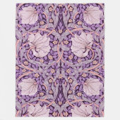 Pimpernel Purpur, William Morris Fleecedecke (Vorderseite)
