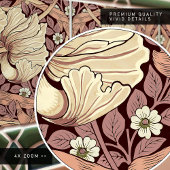 Pimpernel Seamless 1/2 William Morris Arts Kunstha Fliese