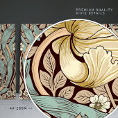 Pimpernel Seamless 1/2 William Morris Arts Kunstha Fliese