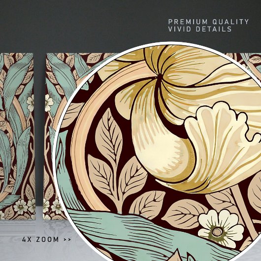 Pimpernel Seamless 1/2 William Morris Arts Kunstha Fliese