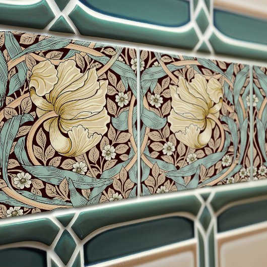 Pimpernel Seamless 1/2 William Morris Arts Kunstha Fliese