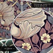 Pimpernel Seamless 1/2 William Morris Arts Kunstha Fliese