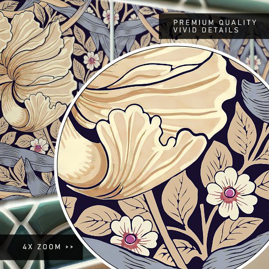 Pimpernel Seamless 1/2 William Morris Arts Kunstha Fliese