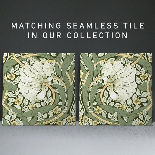 Pimpernel Seamless 1/2 William Morris Arts Kunstha Fliese
