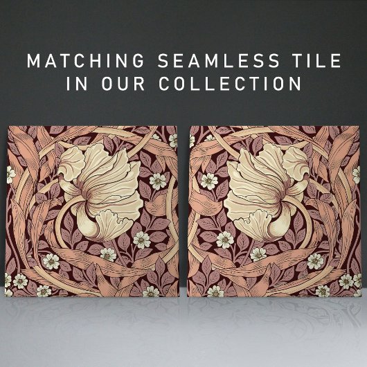 Pimpernel Seamless 2/2 William Morris Arts Kunstha Fliese