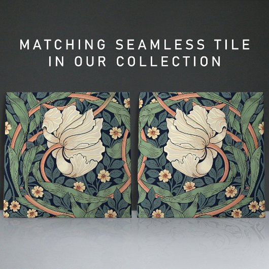 Pimpernel Seamless 2/2 William Morris Arts Kunstha Fliese