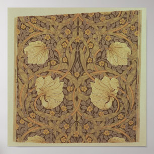 "Pimpernel" Tapetenentwurf, 1876 Poster