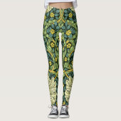 Pimpernel, Unendlichkeit Punkte nach William Morri Leggings (Vorderseite)