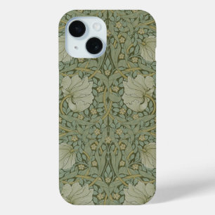 Pimpernel von William Morris Vintag Floral Textile iPhone 15 Hülle