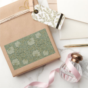 Pimpernel von William Morris Vintag Floral Textile Rechteckiger Aufkleber