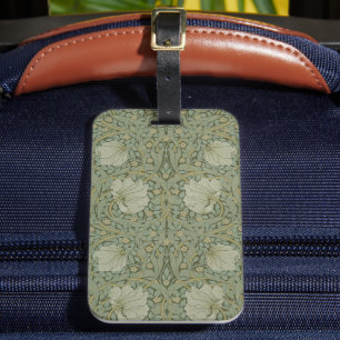Pimpernel von William Morris Vintage-Blumenstoff Gepäckanhänger