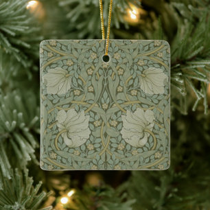 Pimpernel von William Morris Vintage-Blumenstoff Keramikornament