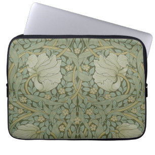 Pimpernel von William Morris Vintage-Blumenstoff Laptopschutzhülle