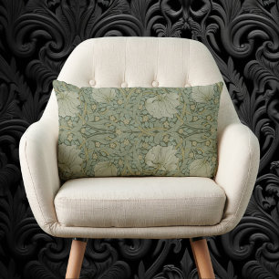 Pimpernel von William Morris Vintage-Blumenstoff Lendenkissen