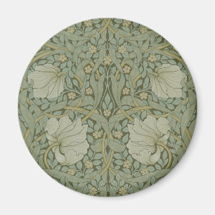 Pimpernel von William Morris Vintage-Blumenstoff Magnet
