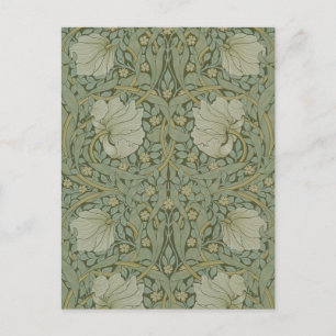 Pimpernel von William Morris Vintage-Blumenstoff Postkarte