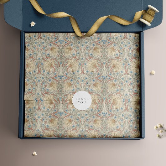 Pimpernel Warme Peach, Creamy Ivory, Misty Aqua Seidenpapier