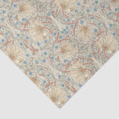 Pimpernel Warme Peach, Creamy Ivory, Misty Aqua Seidenpapier (Ausschnitt)