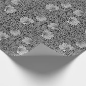 Pimpernel William Morris - Gray Black Tones Wrappi Geschenkpapier (Ecke)